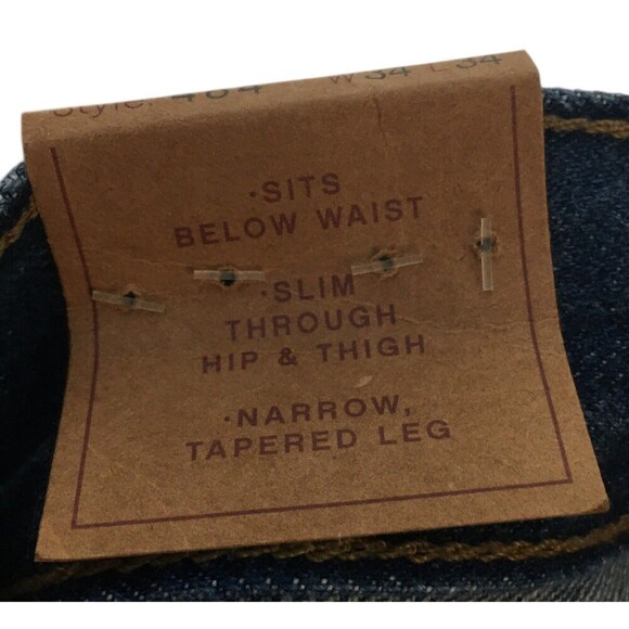 J Crew Jeans Men's Size 34 x 34 Blue Denim Tapered Leg 100% Cotton NEW TAGS - Picture 8 of 9